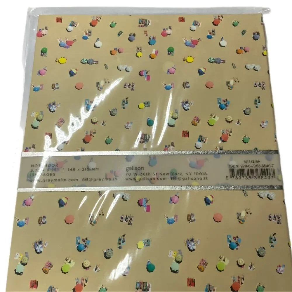 NEW Gray Malin The Beach A5 Notebook Journal Aerial Photo Umbrellas 136 pages